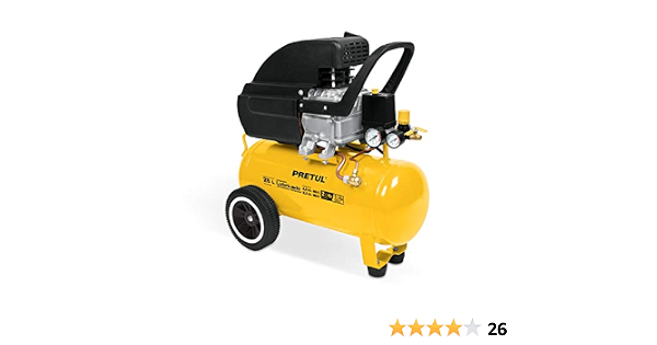 Pretul COMP-25L-P, Compresor de aire 120 V, lubricado, 25 L, :  Amazon.com.mx: Herramientas y Mejoras del Hogar