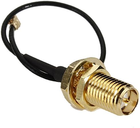 Daniu 10Cm Pci U.Fl / Ipx To Rp-Sma Female Jack Pigtail Cable
