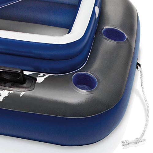Intex Blue/White Plastic Inflatable Floating Ice Chest Pricepulse