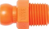 Loc-Line Coolant Hose Component, Acetal Copolymer, Connector, 1/4" Hose ID, 1/4" NPT (Pack of 4)