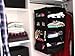 Suitcase Organizer | Durable Portable Travel Packing System Hanging Luggage Cube (Black)