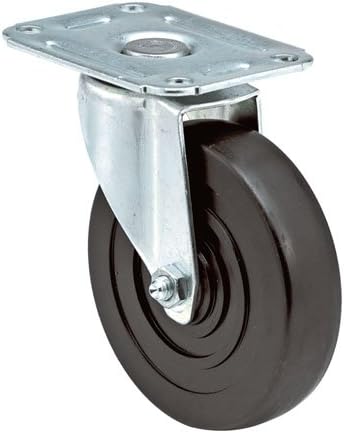 E.R. Wagner Caster, General Purpose, Light-Medium Duty, Swivel, Type - Polyolefin, Capacity=280 lbs. (1 Each)
