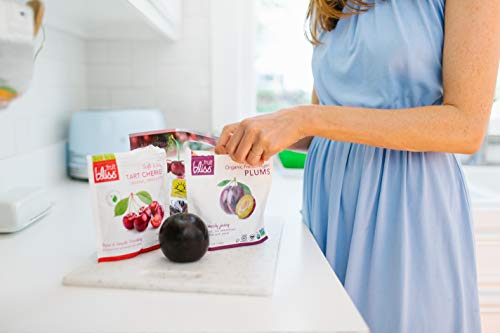 Organic French Plum Dried Fruit Snacks, Soft & Juicy Dried Plums - Sun-Dried Plums - On the Go Snacks, Pitted Plums Organic Fruit Snacks - Non-GMO, Gluten-Free, Vegan Plum Snacks (3 Pack - 5 oz. each)