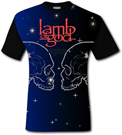 ETeith Lamb of God Men's Casual T-Shirt Short Sleeve