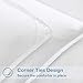 EASELAND All Season Twin/Twin XL Size Soft Quilted Down Alternative Comforter Reversible Duvet Insert with Corner Tabs,Winter Summer Warm Fluffy,White,64x88 inches