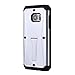 Galaxy S7 Case, Pandawell™ [Built-in Screen Protector ] [Kickstand Feature] Hybrid Dual Layer Armor Defender Full Body Protective Case Cover for Samsung Galaxy S7 - Silver