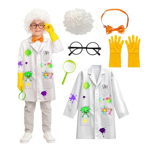 Scientist Costume With Wig
