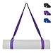 REEHUT Yoga Mat Strap, Adjustable Mat Carrier Sling for Carrying, Doubles As Yoga Strap for Stretching-Durable Cotton Texture (Yoga MAT NOT Included) – Purplethumb 2