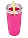 Capri Tumbler and Straw by bubba - Includes Silicone Sleeve for No-Slip Grip - 32oz - Bring with You Anywhere - BPA Free- Odor and Stain Resistant - Built to Last – Pink