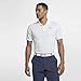 Nike Men's Dry Victory Polo Solid Left Chest, White/Cool Grey, Large