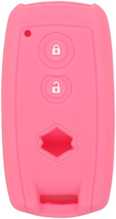 BROVACS Silicone Cover Protector Case Holder Skin Jacket Compatible with SUZUKI 2 Button Smart Remote Key Fob CV4544 Pink
