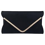 Bagood Leather Envelope Clutches Bag for Women Evening Handbags Shoulder Bags