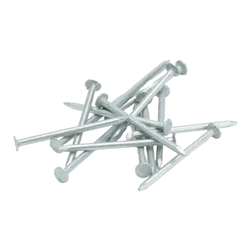 Galvanised Round Wire Nails - 40mm Length (Pack of 140)