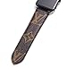 for Apple Watch Band 42mm 44mm Classic Elegant PU Leather iWatch Sport Series 4 Series 3 2 1 Strap Replacement for Women Men Metal Buckle 42/44MM (Brown Monogram)