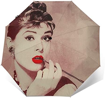 Audrey Hepburn オードリー ヘップバーン 俳優 折りたたみ傘 自動開閉折り畳み傘 折りたたみ傘 軽量 晴雨兼用 三つ折り傘 8本骨 ファッション 自動傘 大きいサイズ 耐強風撥水 携帯用 かさ 日傘 雨傘 メンズ レディース Prodentaligners Com