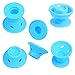 30 PCS Blue Hair Care Rollers Hair Curlers Silicone No Clip Hair Style Rollers Soft Magic DIY Curling Hairstyle Tools Hair Accessories