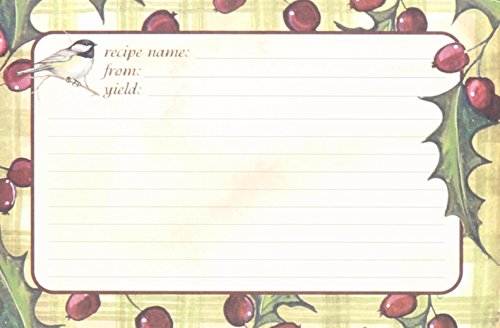 Christmas Recipe Cards Christmas Recipe Cards