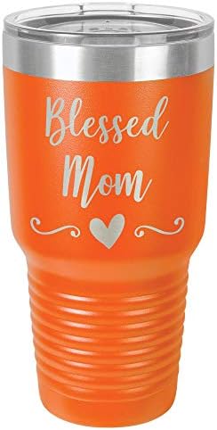 Blessed Mom 30オンス ストロー付きドリンクタンブラー 面白い引用句付きレーザー刻印トラベルマグ Yeti Rambler 母の日ギフトアイデア Onlygifts Com 30 Oz オレンジ 30 Oz Orange Blessedm M Distribuidoravalmor Com