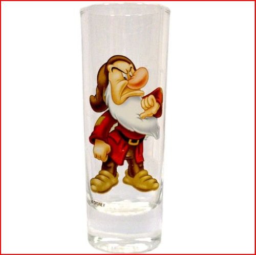 1 X Disney's Grumpy Straight-Sided Shot Glass : 