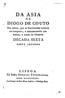 Livro Da Asia de João de Barros E de Diogo de Couto