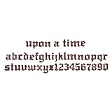 Sizzix Sizzlits Decorative Strip Alphabet Die - Upon a Time by Tim Holtz
