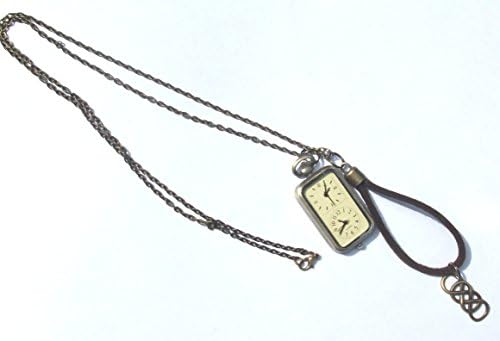 Necklace with Pocket Dual Time Watch by JuSal08