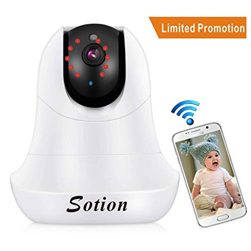 Sotion 960P Security WiFi Wireless Internet Network IP Surveillance Video Home/Indoor Camera System, Sotion Baby and Pet Monitor with Pan and Tilt, Two Way Audio, Motion Detection & Night Vision - Thumbnail 7