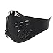 Sandistore Activated Carbon Anti Dust Mask Bicycle Motorcycle Racing Ski Half Face Mask (Black)