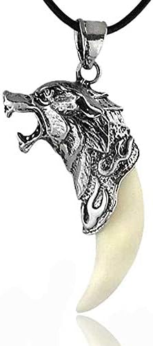 Wolf Vintage Tooth Dragon Pendant 