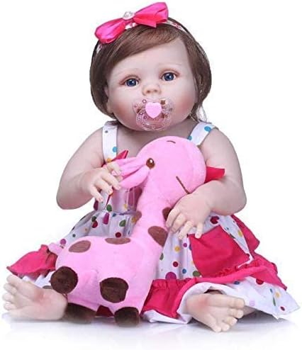 Amazon Co Jp Reborn人形 人形ガールシリコーン本物の女子磁気赤ちゃん赤ちゃん人形おもちゃ56 Cm 22インチ ホーム キッチン