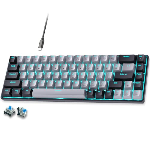 Abucow Backlit Mini Keyboard USB Wired Portable