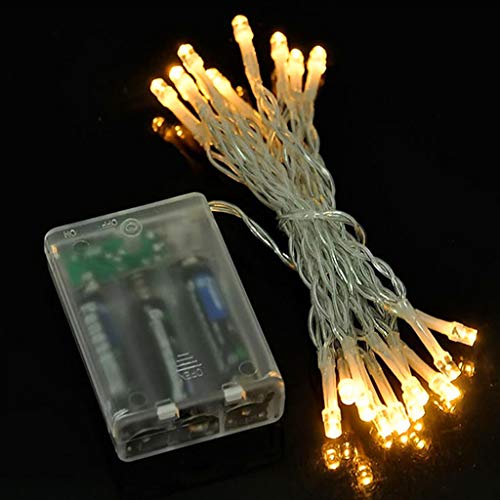 MeiGuiSha Warm White Light Photo Clip String Lights 23Ft - 70 LED Fairy String Lights with 50 Clear Clips for Hanging Pictures, Perfect Dorm Bedroom Wall Decor Wedding Decoration
