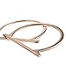Beautyflier 1 Pair of Solid Metal Oval Shaped Handles Replacement With Gold Color Finished For Handmade Bag Handbags Purse Handle Charming Frame Canvas Shopping Tote