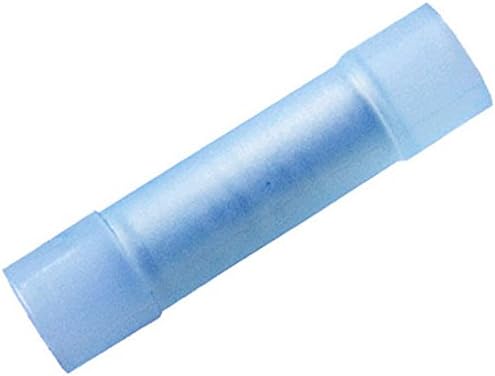 (100) Car Audio/Alarm Wire Butt Connector Blue 16-14 AWG Gauge Ga Terminal US