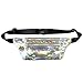 Dolores Holographic Flat Fanny Pack Waist Bags for Women Men Stylish Shiny Rave Festival Hip Fanny Pack Sport Bag Travel Wallet Silver