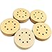 Coceca 100pcs 5 Inches 8 Hole Hook and Loop Sanding Discs, 20pcs Each 60 80 120 150 220 Grits Sandpaper, fit for Random Orbit Sander, Random Orbital Sander