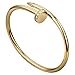 Guanjie Titanium Steel Bracelet Ladies Fashion Classic Lovely Bracelet Ladies Gift Bracelet (Gold Bracelet)