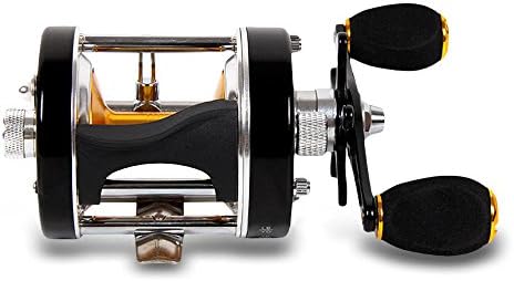 Mullano Portable Bait Casting 5:2:1 Right Left/Right Hand Drum Fishing Reel Drum Fishing Vessel Plate Baitcasting Wheel (right)