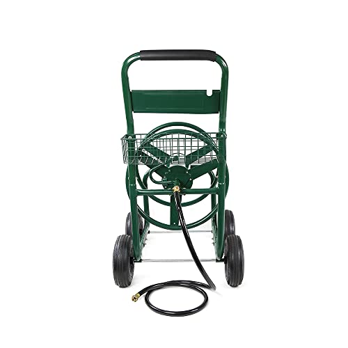 Amazon Basics 4Wheel Garden Hose Reel Cart, Holds up to 300Feet of 5/8Inch Hose Pricepulse