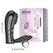 HEIYAO G-S Finger Stīmulator Slicone Mssager for Stīmulation Adult Toy for Men Women Couples Blackthumb 3