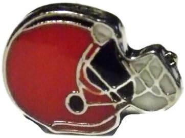 Football Helmet Floating Locket Charm Old School Geekery Brand Floating Locket Sports Team Charm for Floating Lockets