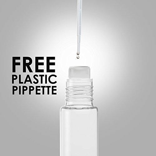 8 Pack Essential Oil Bottles [Metal Chrome Roller Ball] FREE Plastic Pippette 10ml Refillable Glass Bottles For Fragrance Perfume Essential Oil - Empty Perfume & Essential Oil Bottle (Clear Color) - Thumbnail 2