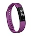 Fitness Tracker, Activity Tracker Pedometer Waterproof Sports Smart Watch with Sleep Monitor Calorie/Step Counter for iPhone 4 5 5s 6 6s 7 iPhone X Samsung LG etc for Women Men Kids (Purple)