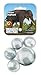 MegaFun USA Glass Mega Marbles Asian Elephant Game Net Set (25 Piece)