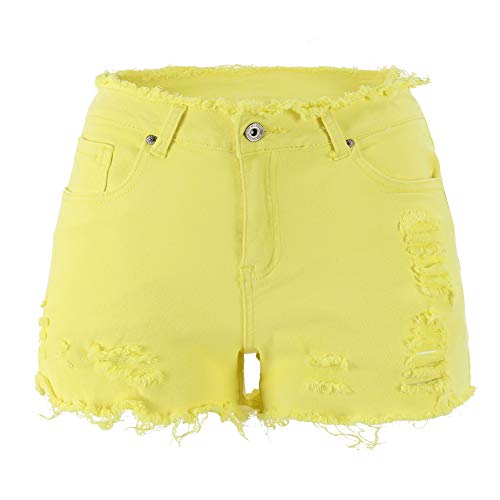 THUNDER STAR Ripped Jean Shorts for 