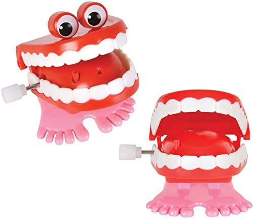 2 Piece Chattering Teeth Set - Funny Gag Gifts