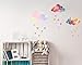 Cloud Wall Decals Heart Wall Decals Removable Peel and Stick Nursery Wall Decal Baby Kids Room Wall Decor