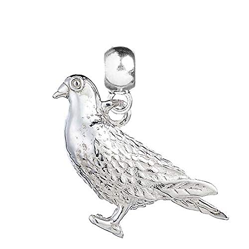 MYLEE London Racing Pigeon Silver Plated Slider Charm