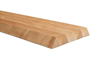 Triangle Wooden Dowel Rods 1 inch x 36 inch, Pack of 5 Birch Wood Dowels for Crafts and Woodworking, by Woodpeckers