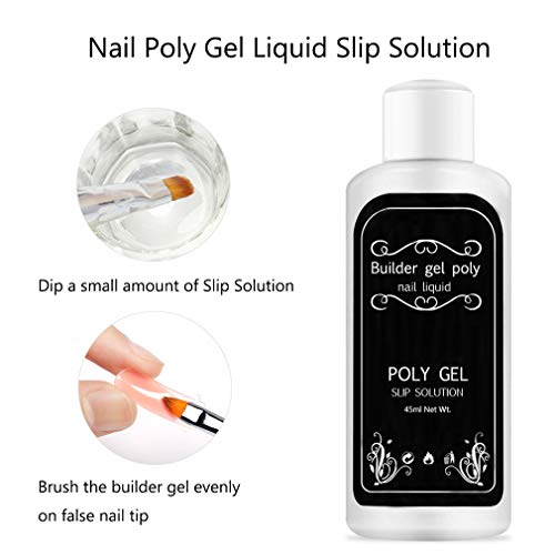 Greeza Slip Solution Polygel, Extension Nail Polygel Slip Solution